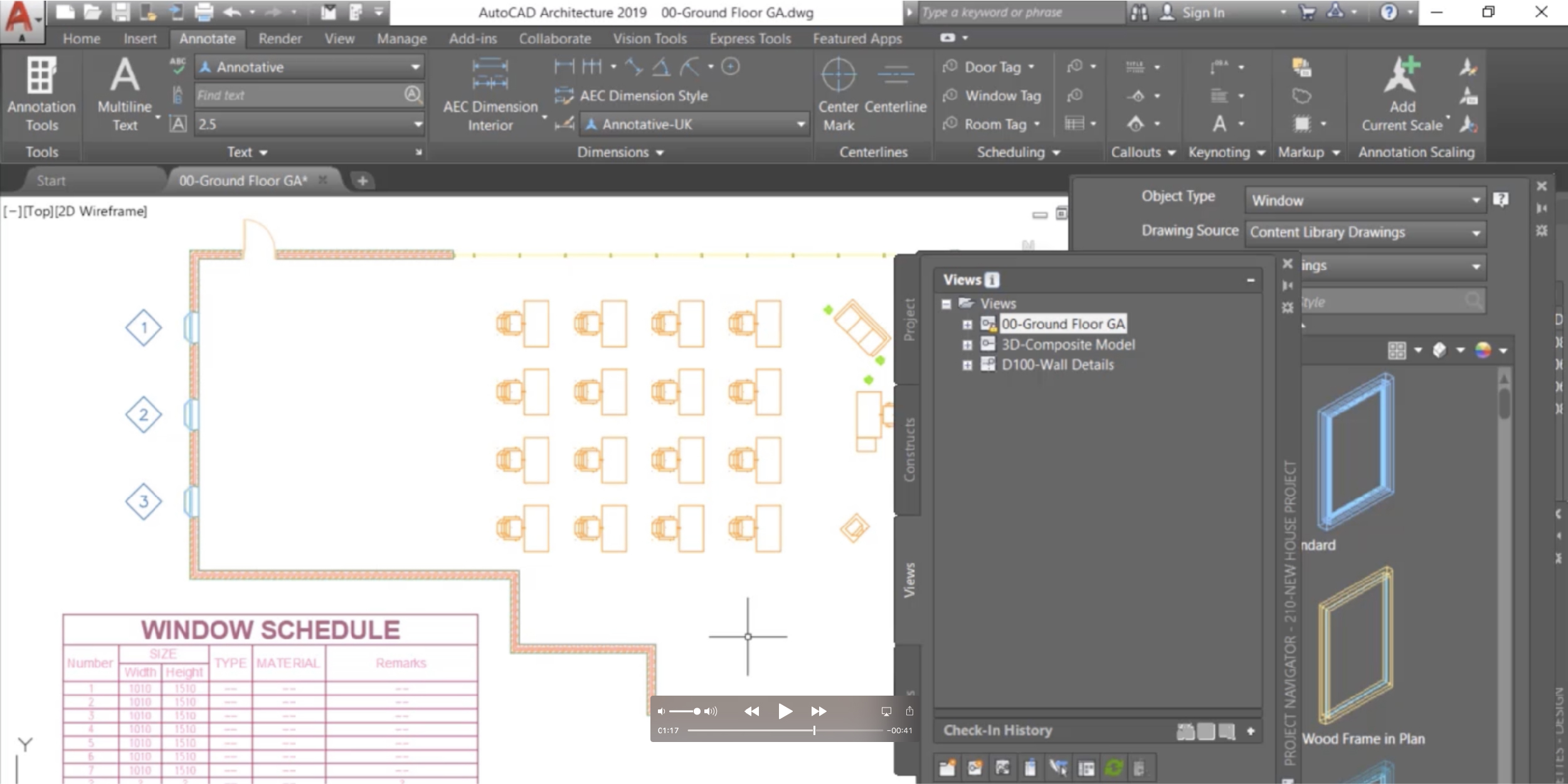 Architecture toolset in new AutoCAD